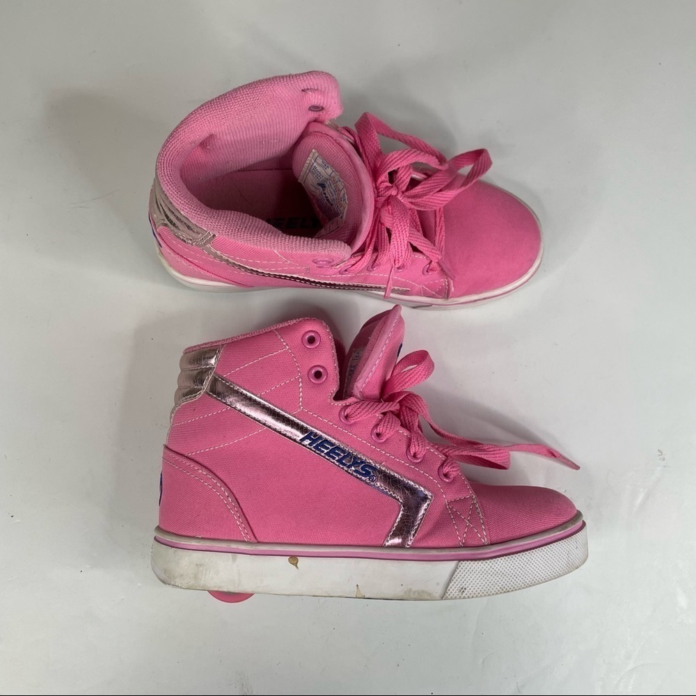 Heely’s Pink Youth‎ Size 3 Lace Up Shoes